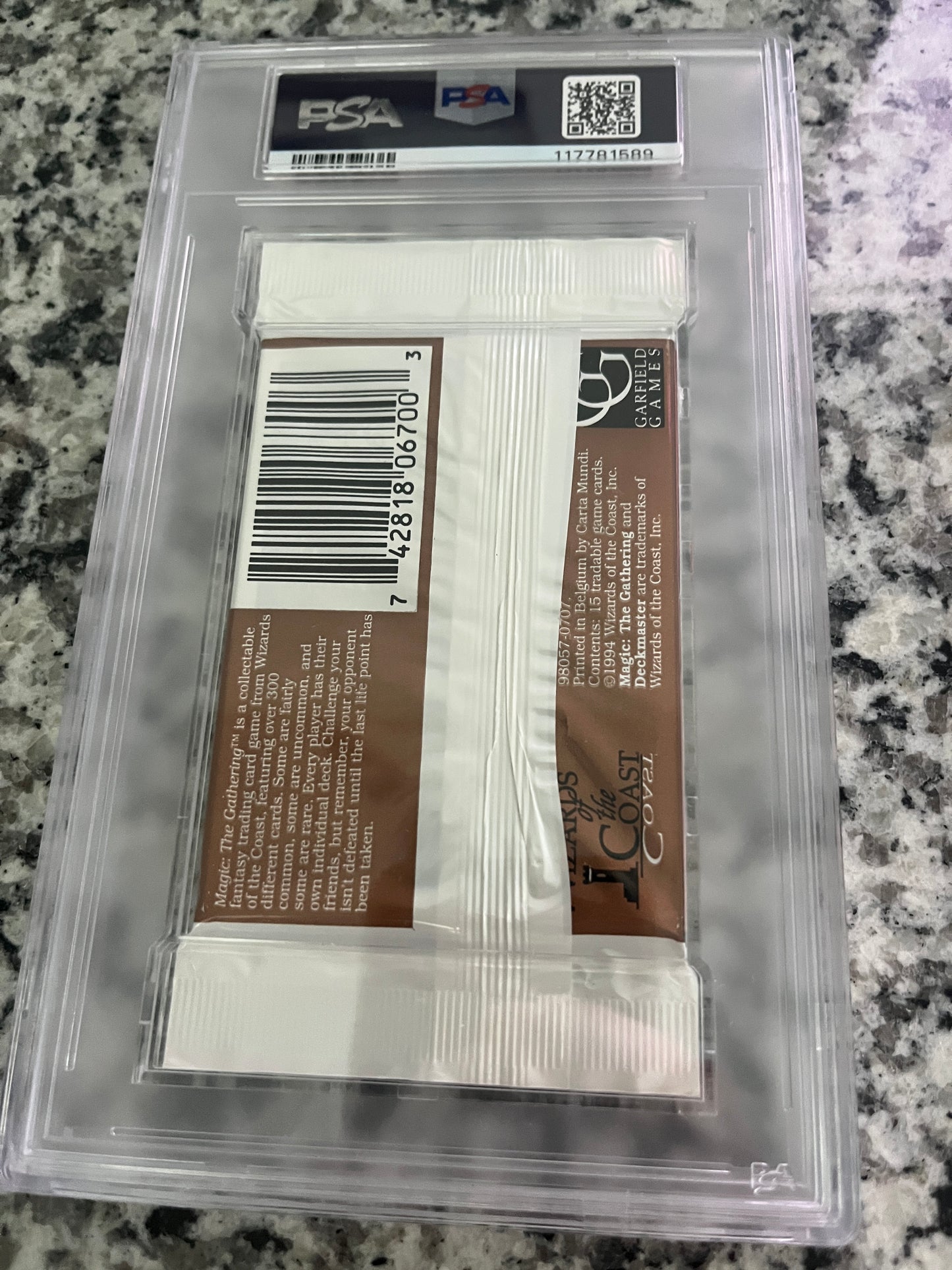 MTG Revised Booster PSA 7 From a Sealed box! 117781589