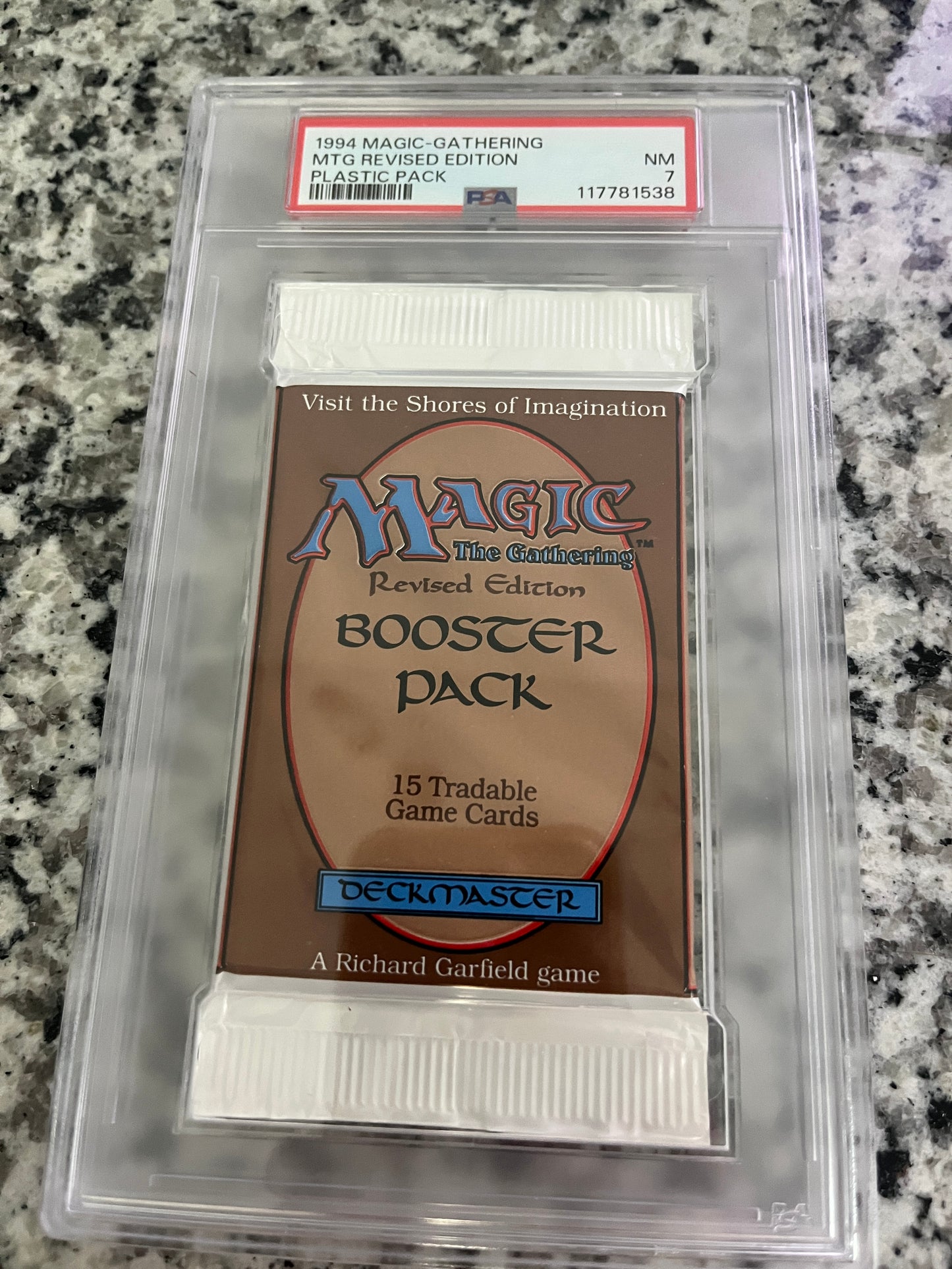 MTG Revised Booster PSA 7 From a Sealed box! 117781538