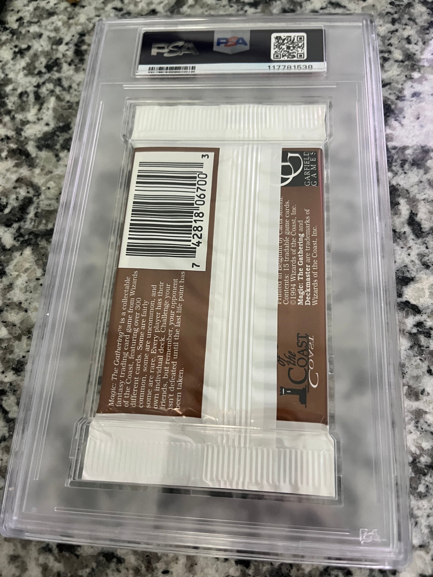 MTG Revised Booster PSA 7 From a Sealed box! 117781538