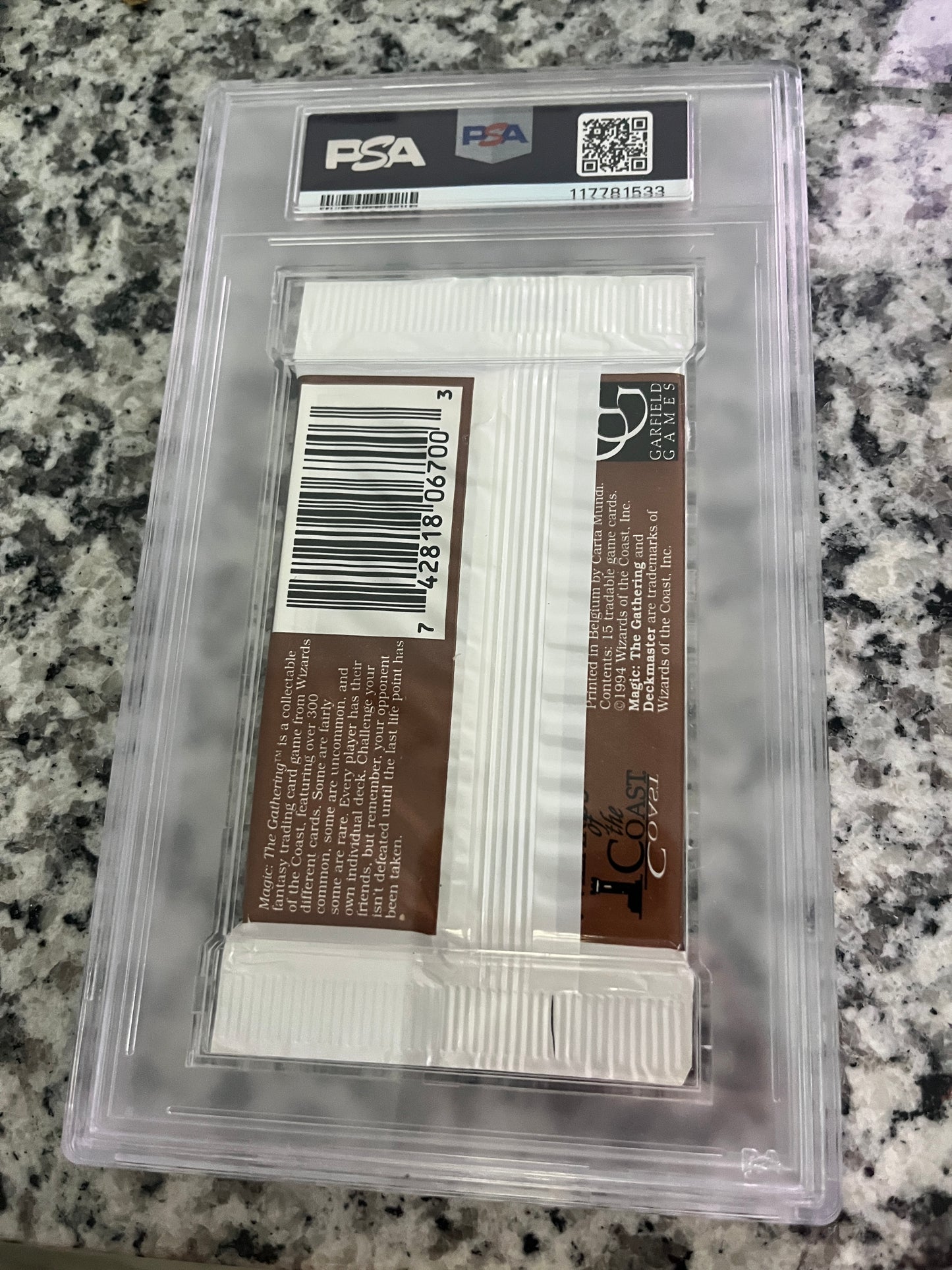 MTG Revised Booster PSA 7 From a Sealed box! 117781533