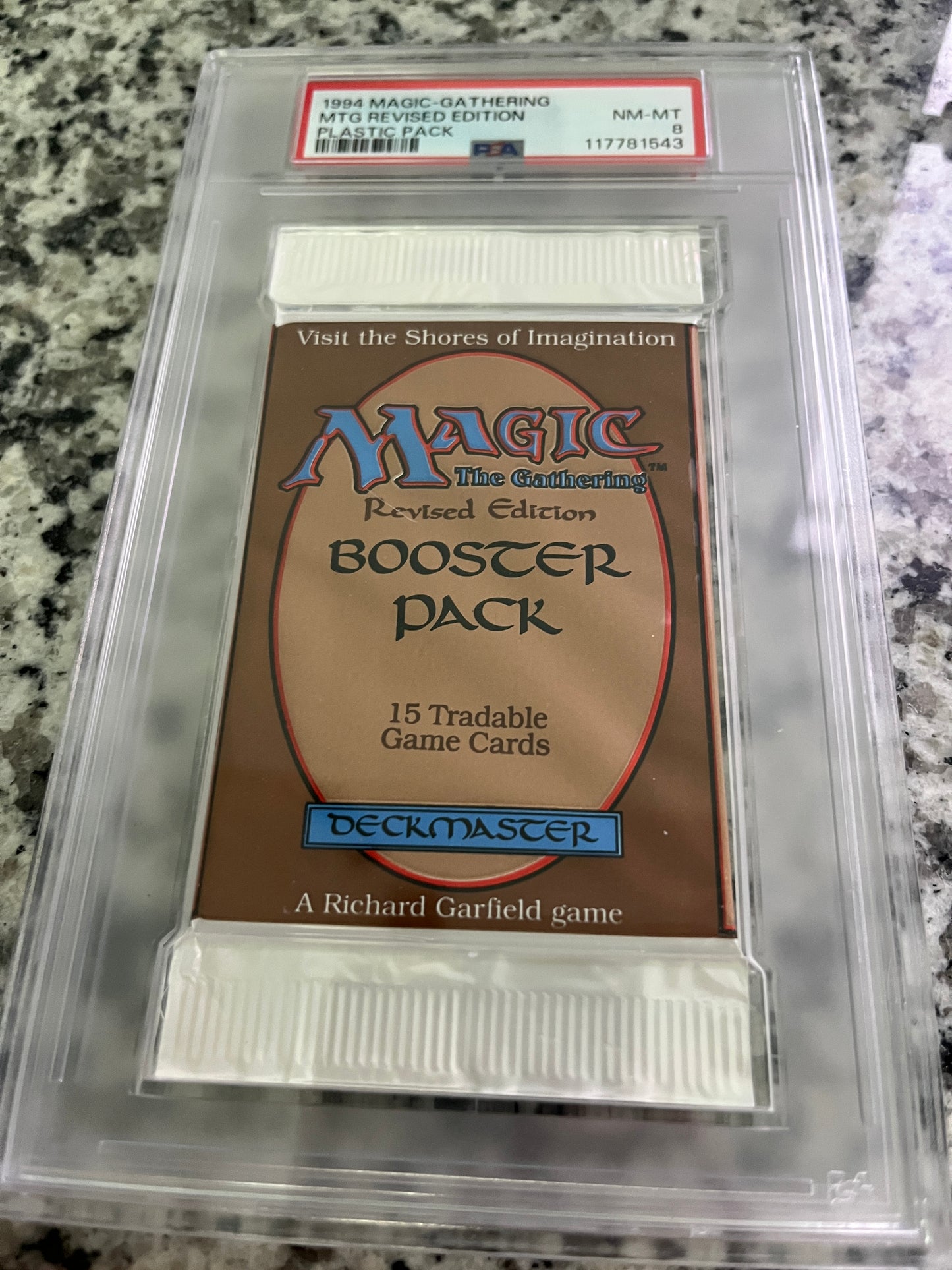 MTG Revised Booster PSA 8 From a Sealed box! 117781543