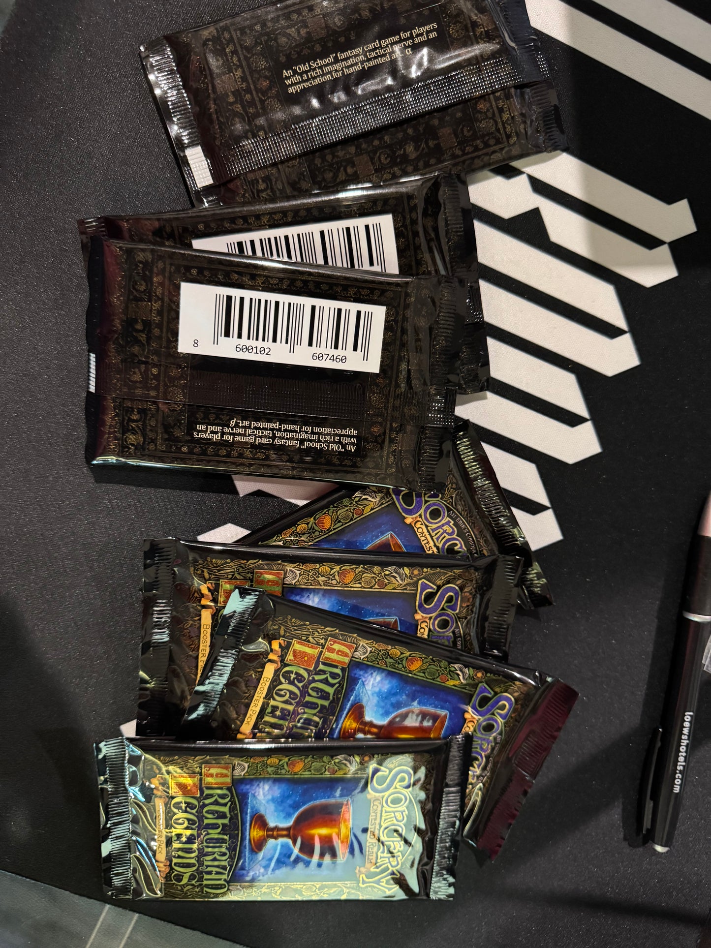 Sorcery Contested Realm Bundle 1 Alpha booster 2 Beta Boosters 4 Arthurian Legends Boosters