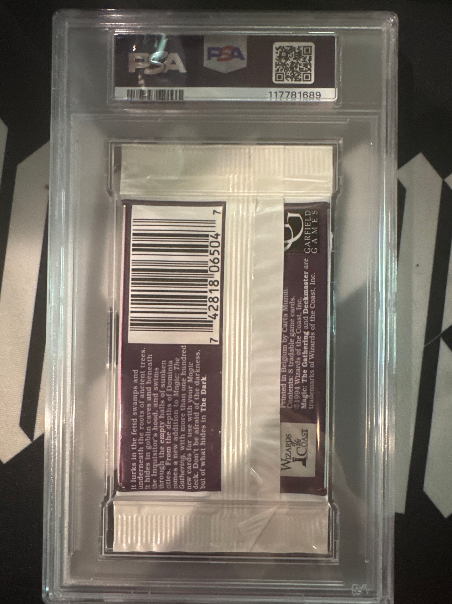 MTG The Dark Booster Pack PSA 8.0 - 117781689