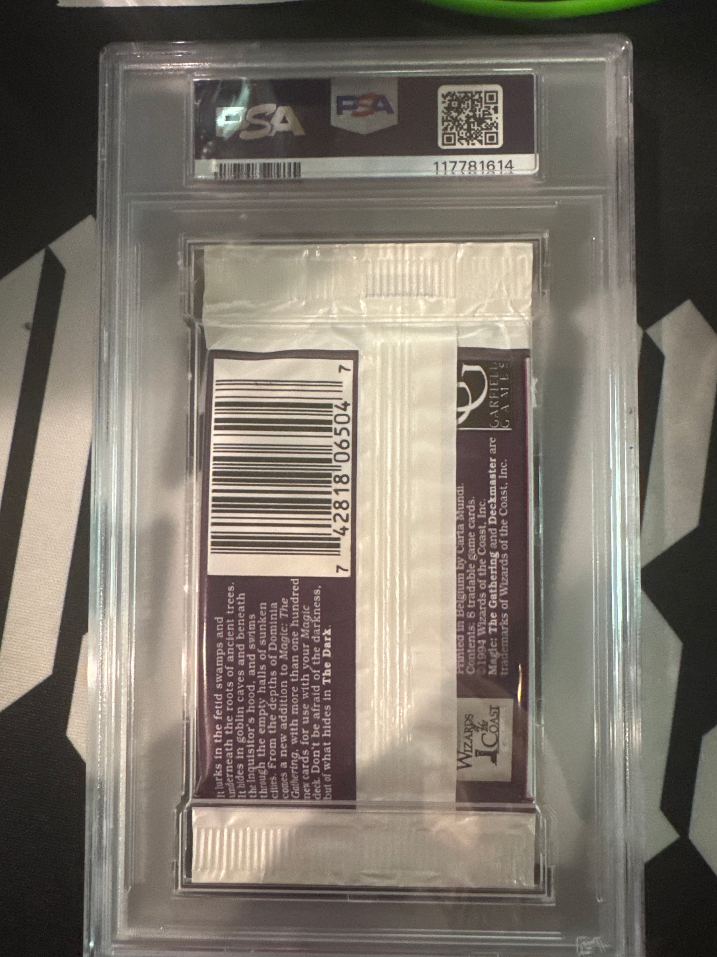 MTG The Dark Booster Pack PSA 8.0 - 117781614