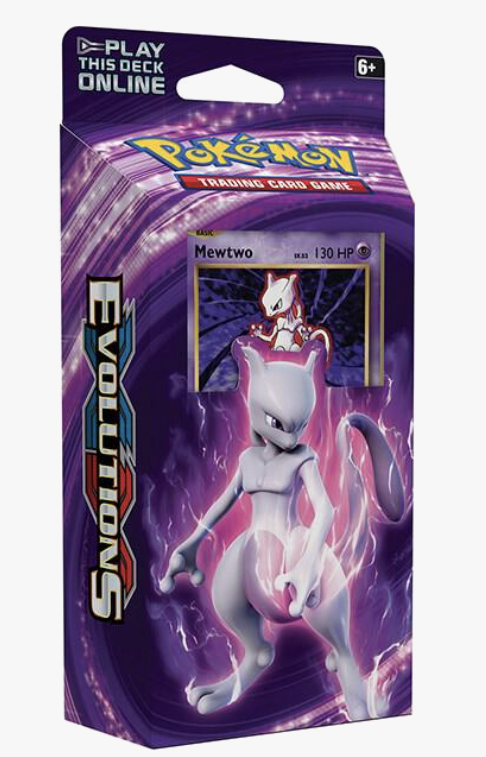 Evolutions Theme Deck - "Mewtwo Mayhem" [Mewtwo] - XY - Evolutions (EVO)