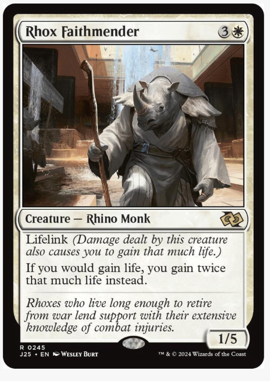 Rhox Faithmender - Foundations Jumpstart (J25)