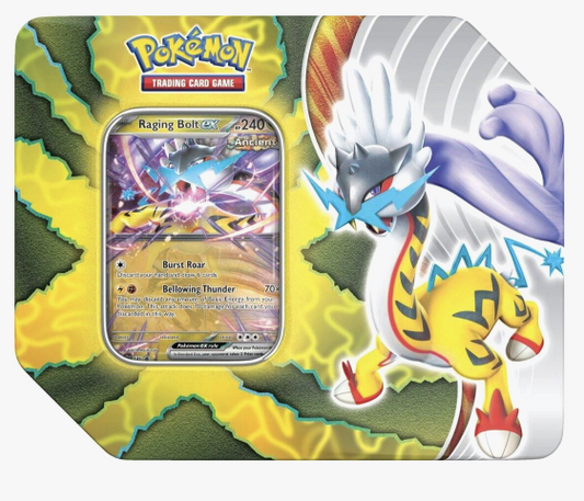 Paradox Destinies Tin [Raging Bolt ex] - Miscellaneous Cards & Products (MCAP)