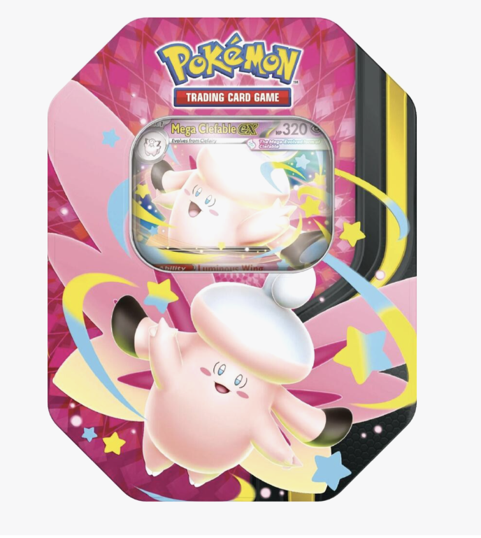 Mega Moonlit Tin [Mega Clefable ex] - Miscellaneous Cards & Products (MCAP)