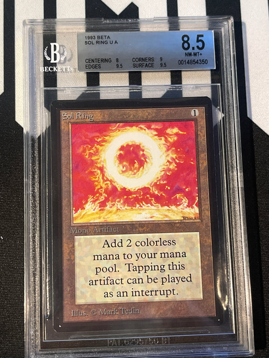 Beta Sol Ring BGS 8.5 0014854350 - Only because of Centering 8